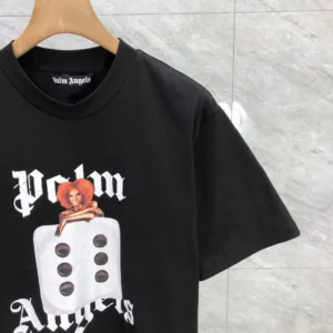 Palm Angels Black Pin Up T-Shirt - PAT03