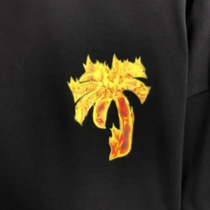 Palm Angels Burning Palm Over T-shirt - PAT13