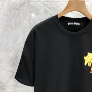 Palm Angels Burning Palm Over T-shirt - PAT13