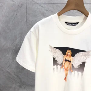 Palm Angels Crystal Pin-Up T-shirt - PAT01