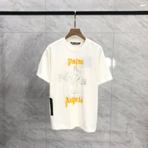 Palm Angels Logo-Print Cotton T-Shirt - PAT09