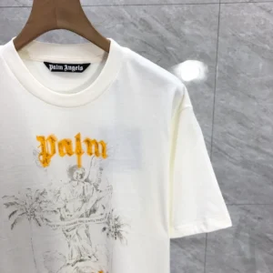 Palm Angels Logo-Print Cotton T-Shirt - PAT09