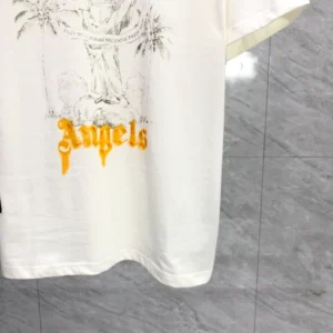 Palm Angels Logo-Print Cotton T-Shirt - PAT09
