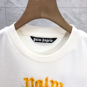 Palm Angels Logo-Print Cotton T-Shirt - PAT09