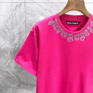Palm Angels neck-logo T-shirt - PAT04