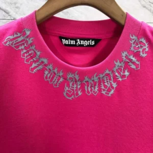 Palm Angels neck-logo T-shirt - PAT04