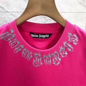 Palm Angels neck-logo T-shirt - PAT04