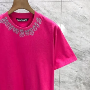 Palm Angels neck-logo T-shirt - PAT04