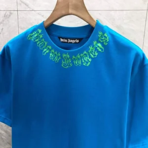 Palm Angels neck-logo T-shirt - PAT05