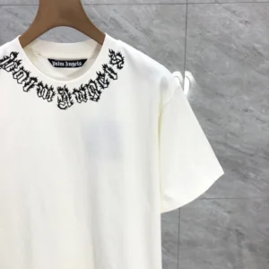 Palm Angels neck-logo T-shirt - PAT06