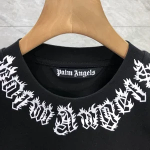 Palm Angels neck-logo T-shirt - PAT07