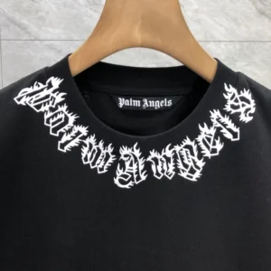 Palm Angels neck-logo T-shirt - PAT07