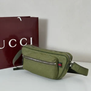 Gucci GG Canvas Large Slingbag in Green - GB052
