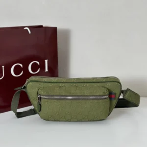 Gucci GG Canvas Large Slingbag in Green - GB052