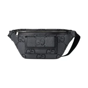 Gucci Logo Pattern Pocket Belt Bag in Grey - GB053