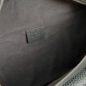 Gucci Logo Pattern Pocket Belt Bag in Grey - GB053