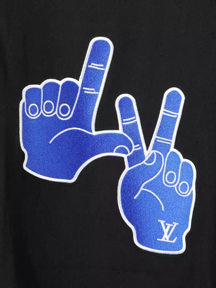 LV Short-Sleeved Signature Patch Crewneck - LRT136