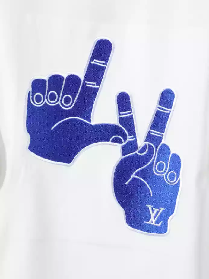 LV Short-Sleeved Signature Patch Crewneck - LRT137