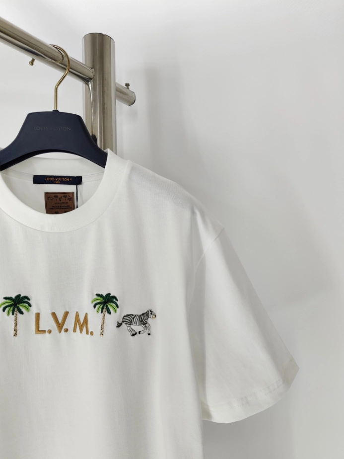 LV x The Darjeeling Limited Embroidered Short-Sleeved Crewneck - LRT163