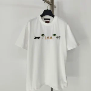 LV x The Darjeeling Limited Embroidered Short-Sleeved Crewneck - LRT163