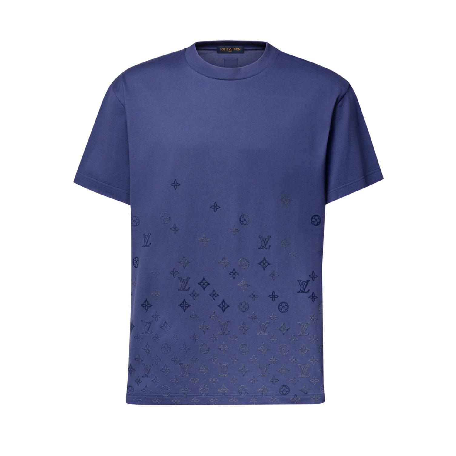 Louis Vuitton Gradient Signature Flock Print T-Shirt - LRT155