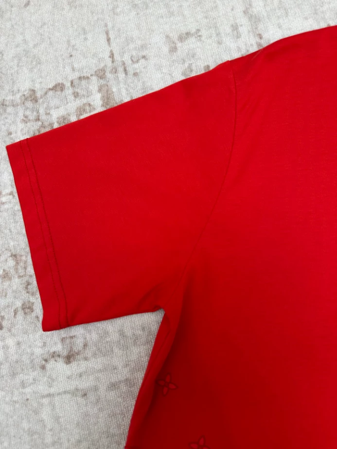 Louis Vuitton Gradient Signature Flock Print T-Shirt - LRT158