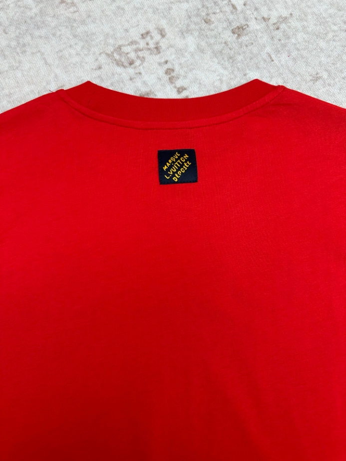Louis Vuitton Gradient Signature Flock Print T-Shirt - LRT158