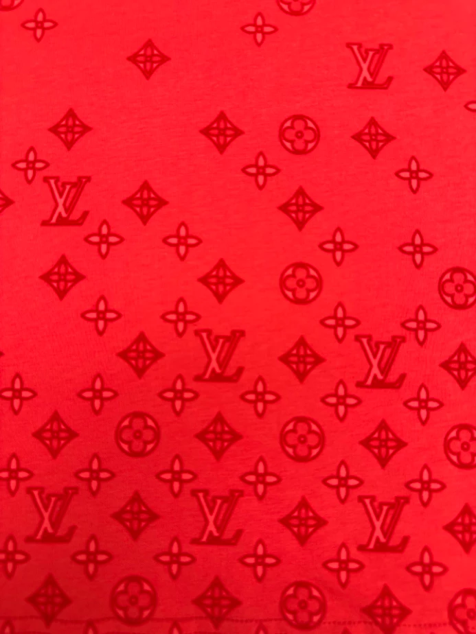 Louis Vuitton Gradient Signature Flock Print T-Shirt - LRT158