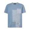 Louis Vuitton Knitted Patchwork Denim Short-Sleeved Crewneck - LRT166