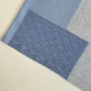 Louis Vuitton Knitted Patchwork Denim Short-Sleeved Crewneck - LRT166