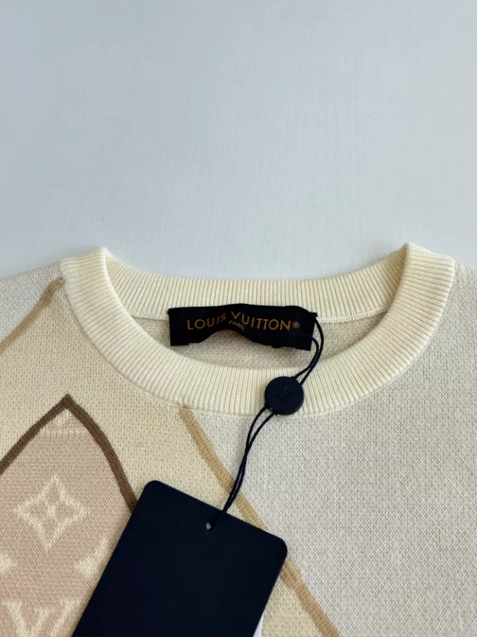 Louis Vuitton Patchwork Signature Short-Sleeved Crewneck - LRT167
