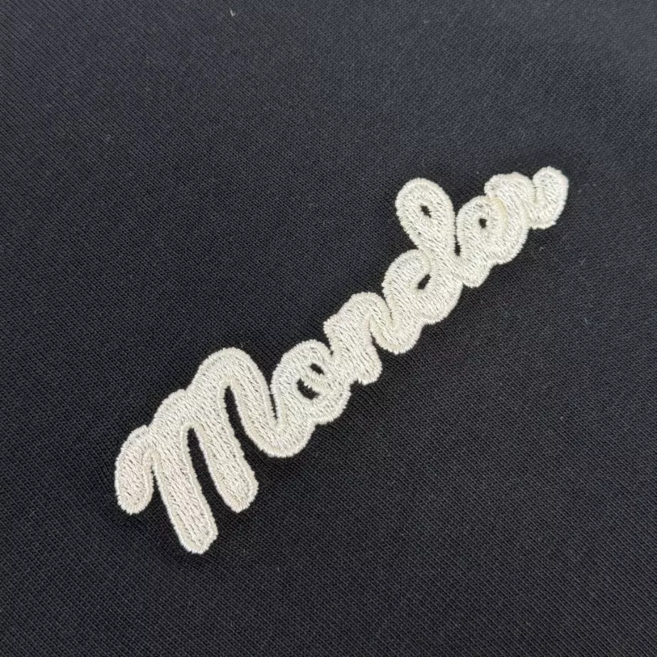 Moncler Logo Cotton T-shirt in Black - MRT08