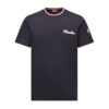Moncler Logo Cotton T-shirt in Blue - MRT04