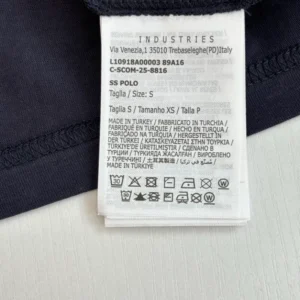 Moncler Logo Cotton T-shirt in Blue - MRT04