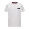 Moncler Logo Cotton T-shirt in Gray