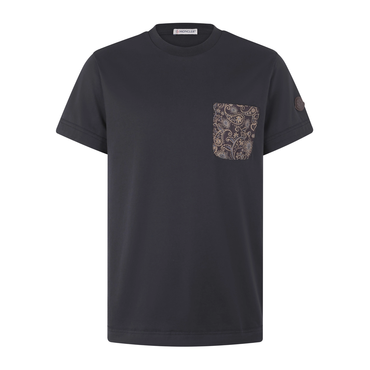 Moncler Paisley Print Cotton T-Shirt - MRT06
