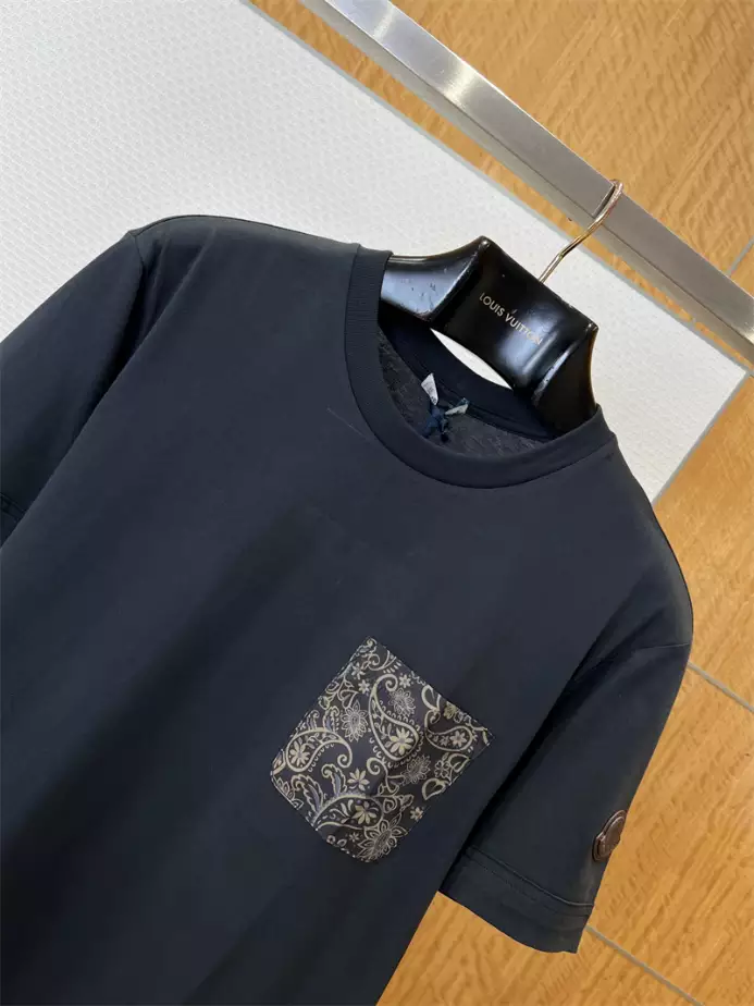 Moncler Paisley Print Cotton T-Shirt - MRT06