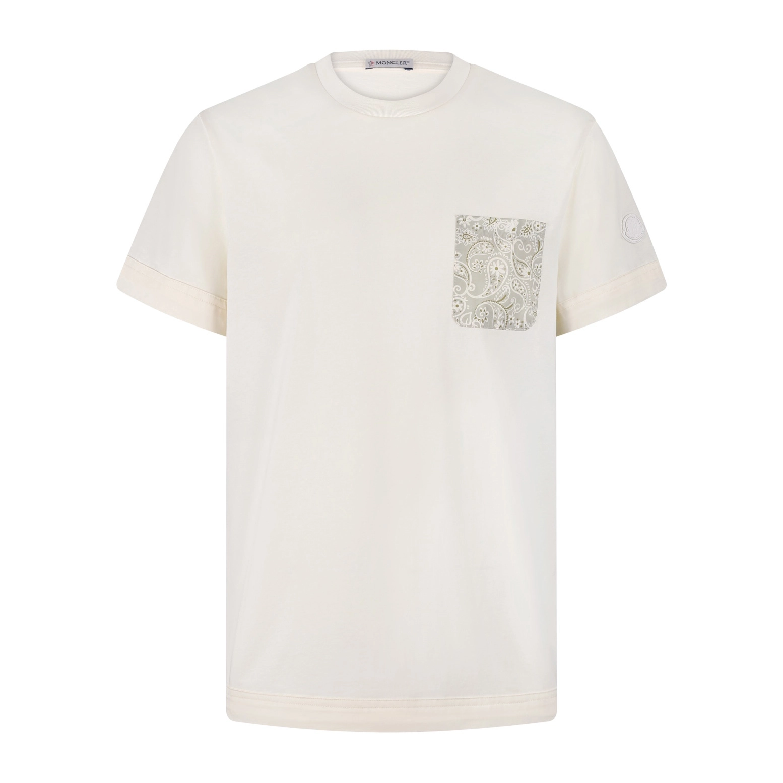 Moncler Paisley Print Cotton T-Shirt - MRT07